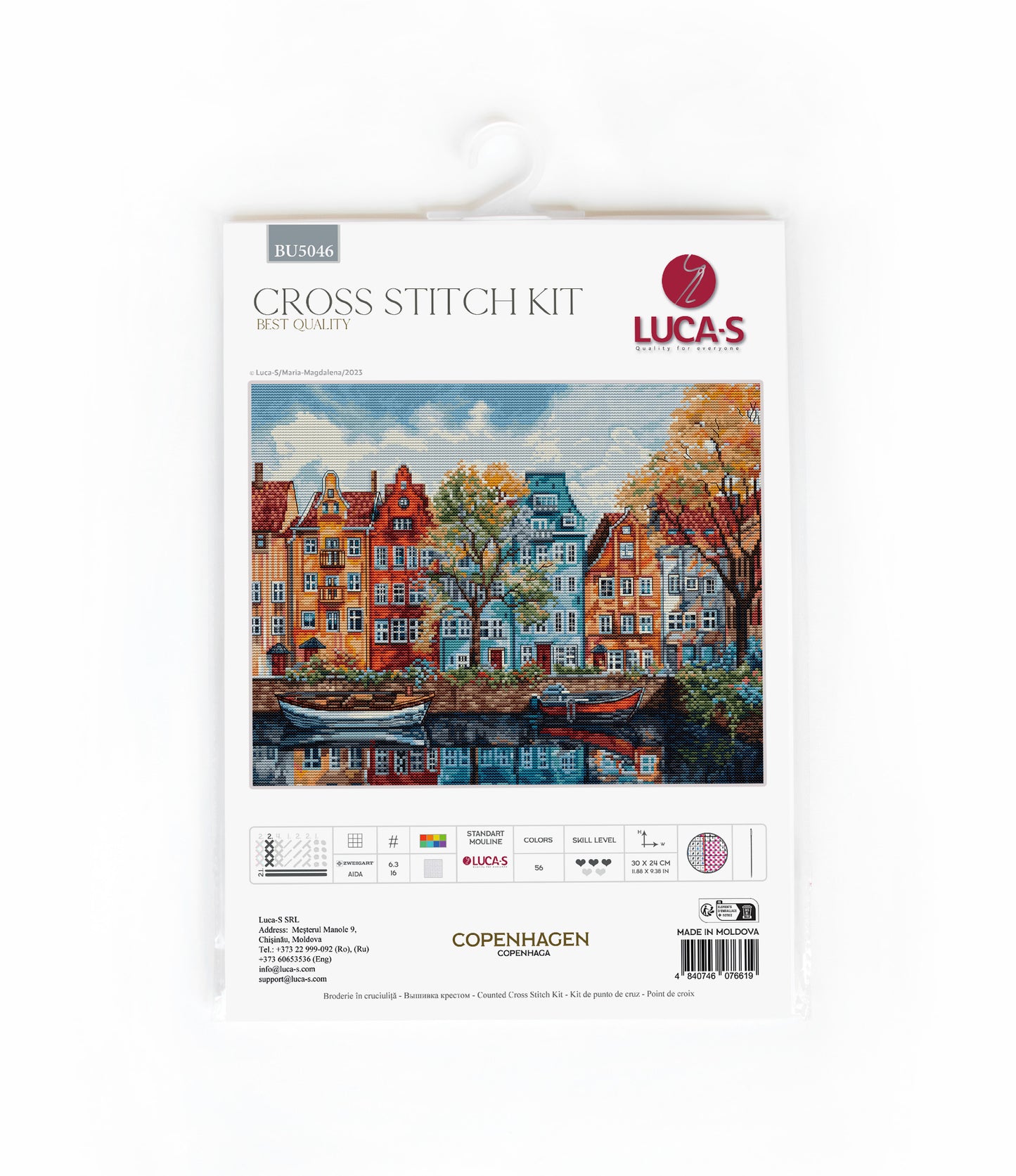 Cross Stitch Kit Luca-S - Copenhagen, BU5046