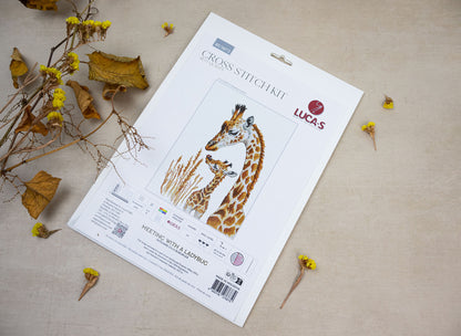 Cross Stitch Kit Luca-S - Meeting With a Ladybug, BU5072