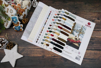 Cross Stitch Kit Luca-S - The Winter Sleep, BU5074