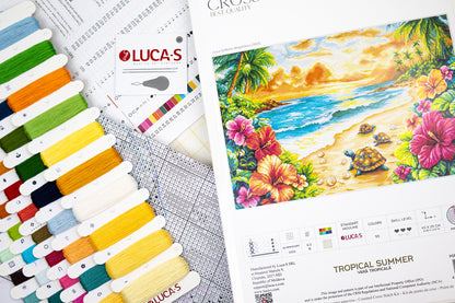 Cross Stitch Kit Luca-S - Tropical Summer, BU5089