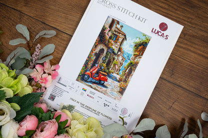 Cross Stitch Kit Luca-S - Italy in the Perfume of Flowers, BU5095