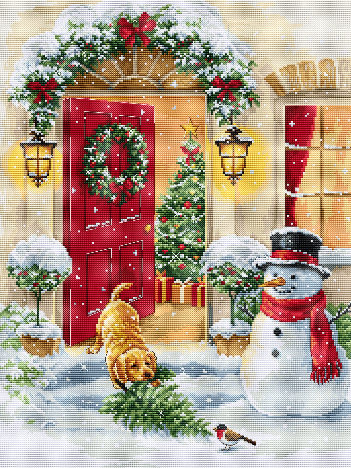 Cross Stitch Kit Luca-S - Puppy Joy, BU5097