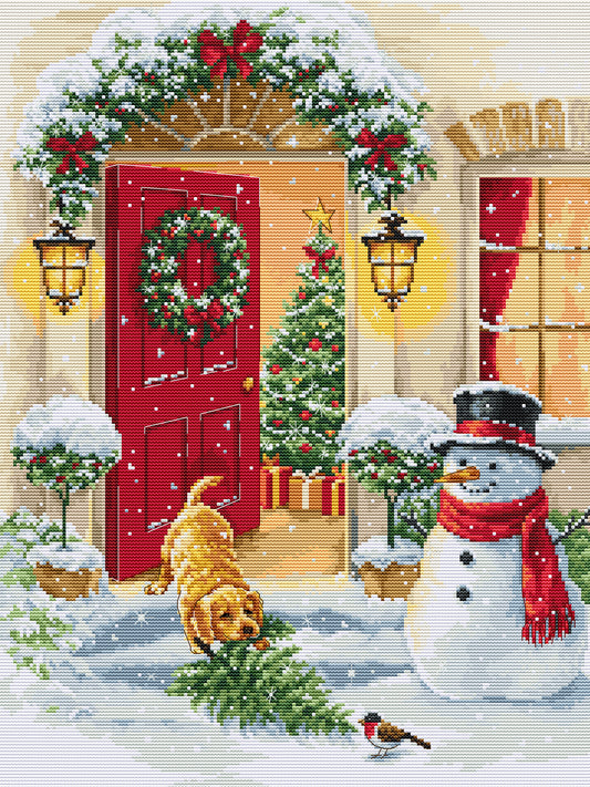 Cross Stitch Kit Luca-S - Puppy Joy, BU5097