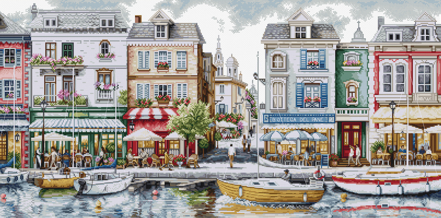Cross Stitch Kit Luca-S GOLD - Quayside, BU5103 – Luca-S Wholesale
