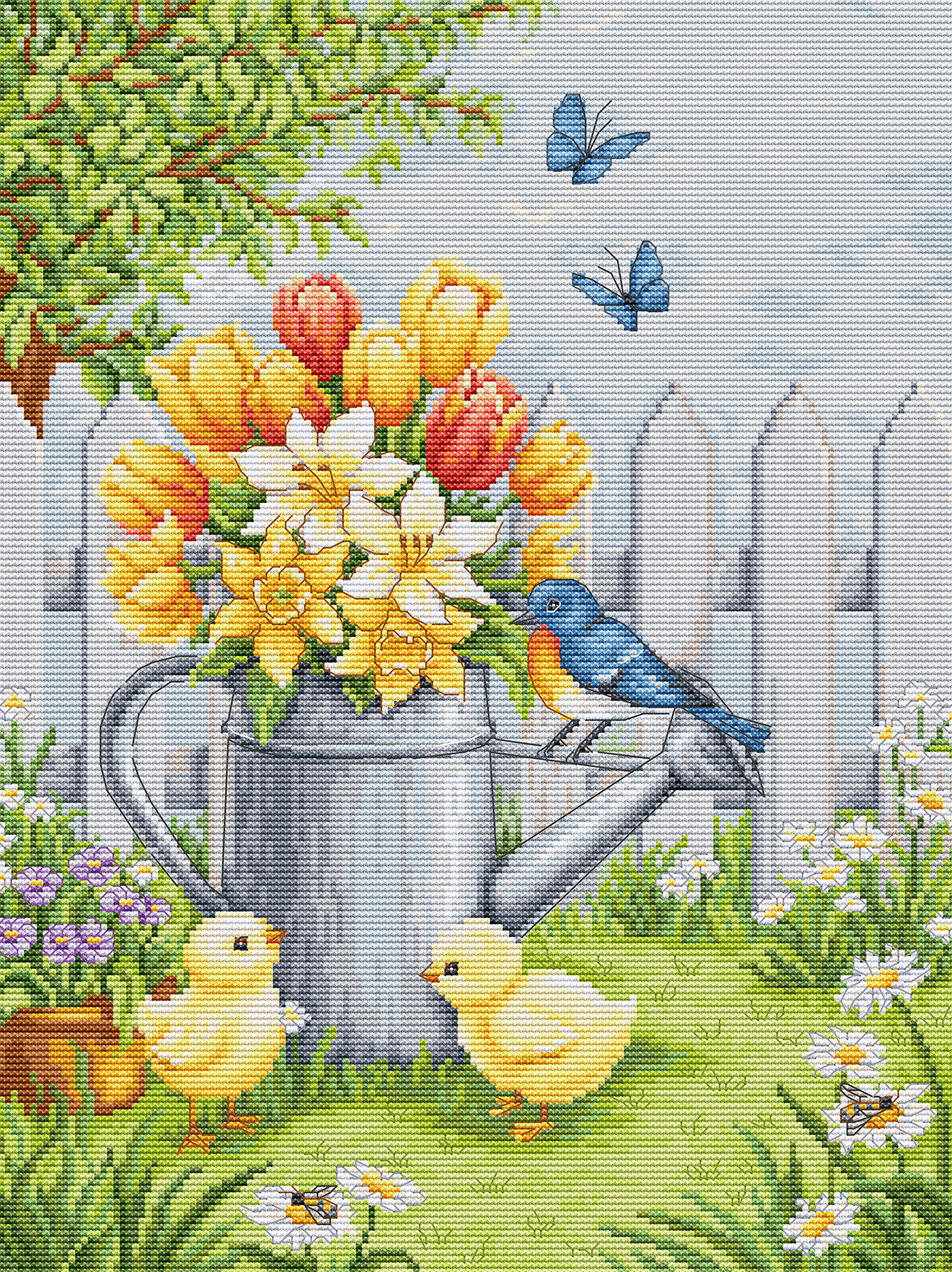 Cross Stitch Kit Luca-S - Easter Harmony, BU5106