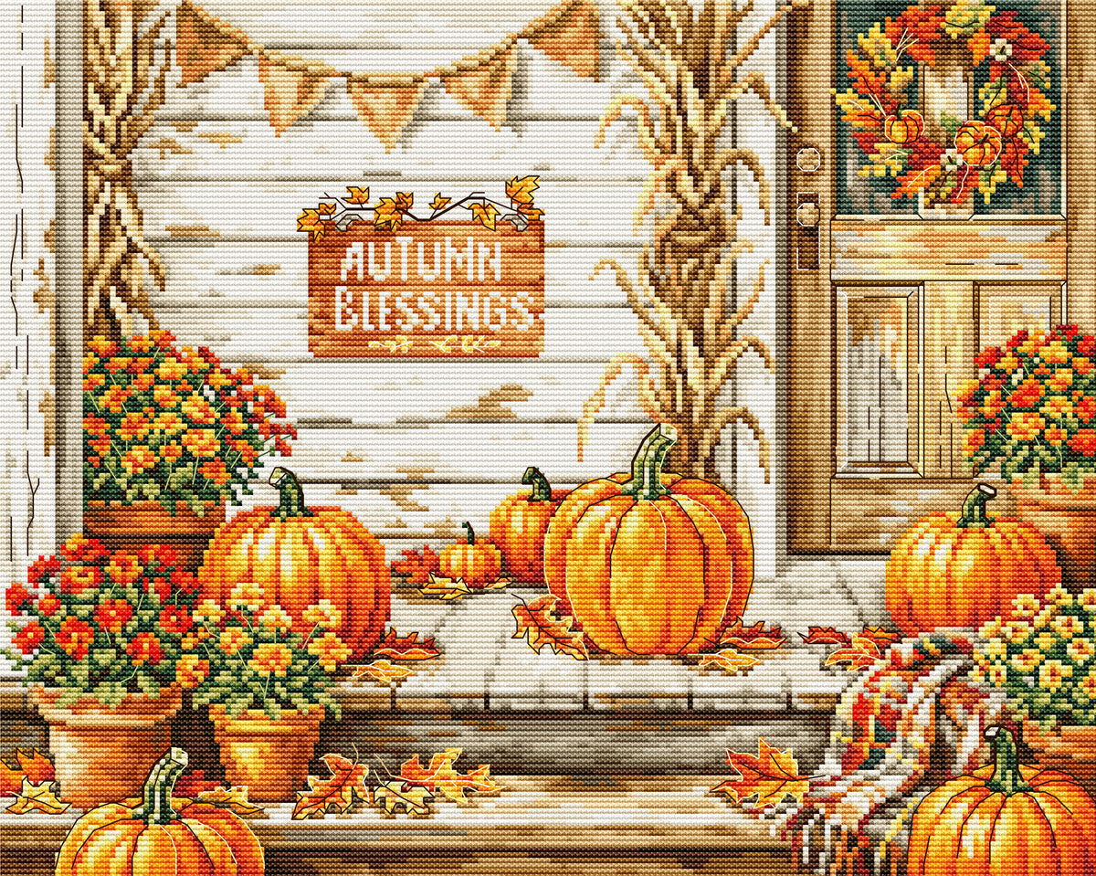 Cross Stitch Kit Luca-S - The Autumn Blessing, BU5117