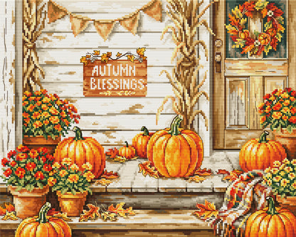 Cross Stitch Kit Luca-S - The Autumn Blessing, BU5117