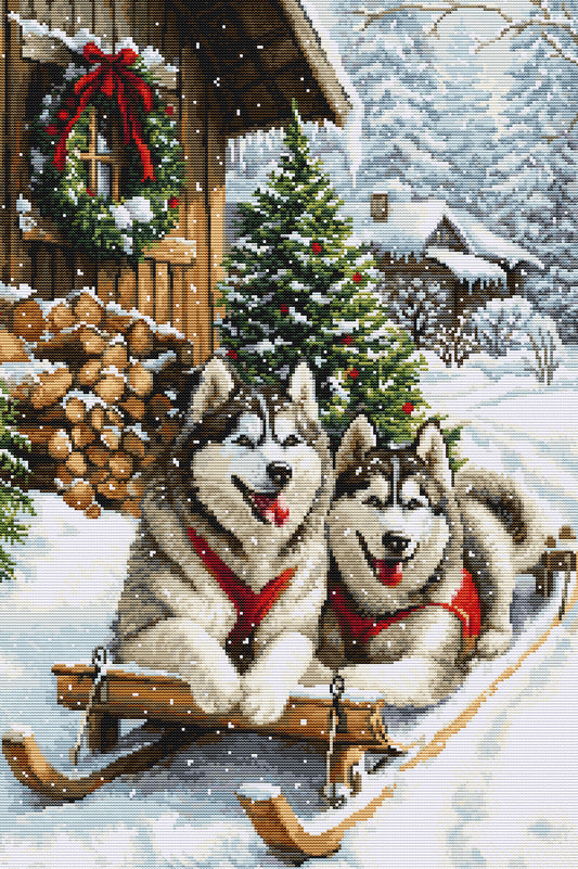 Petit Point Kit Luca-S - The Magic of the Nordic Winter, G722