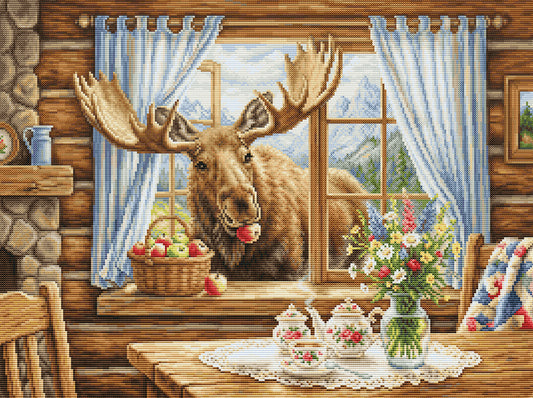 Petit Point Kit Luca-S GOLD - Unexpected Cabin Guest, G730