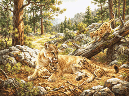 Petit Point Kit Luca-S Gold - Maternal Love, G734