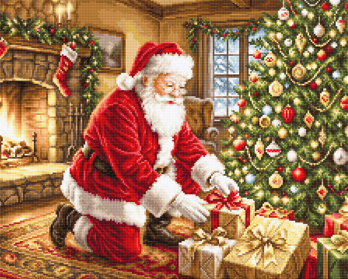 Petit Point Kit Luca-S GOLD - The Heart of Christmas, G738