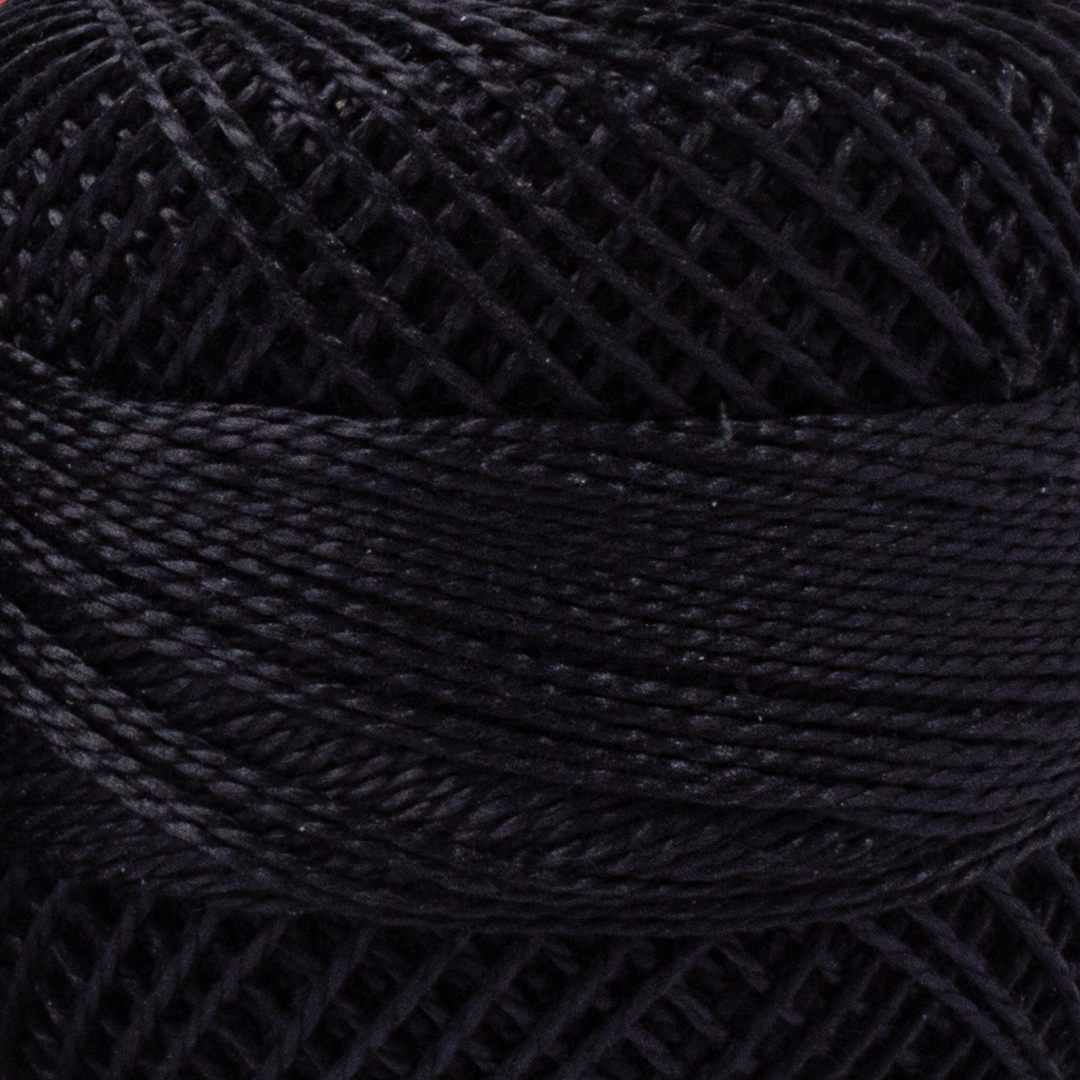 Embroidery Threads - Box, Pearl Cotton Luca-S, Art. 87 / Black