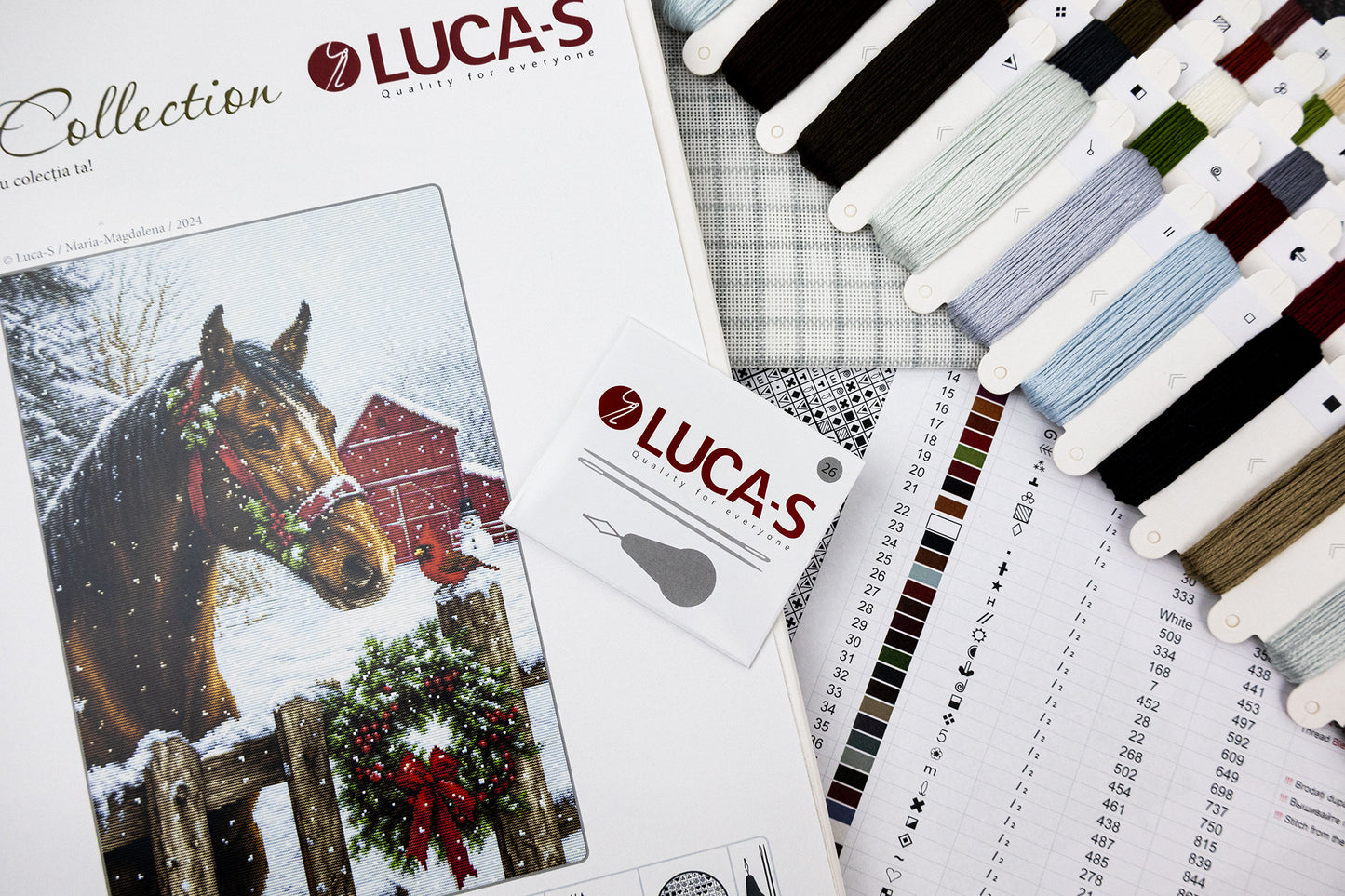 Petit Point Kit Luca-S GOLD - Holiday Magic, G710