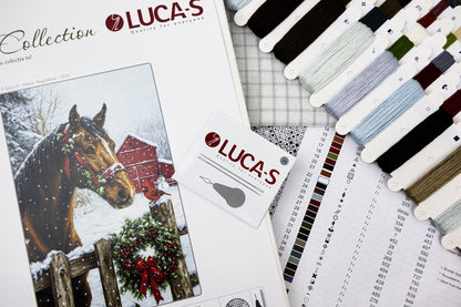 Petit Point Kit Luca-S GOLD - Holiday Magic, G710