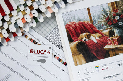 Petit Point Kit Luca-S GOLD -Christmas Moment, G711