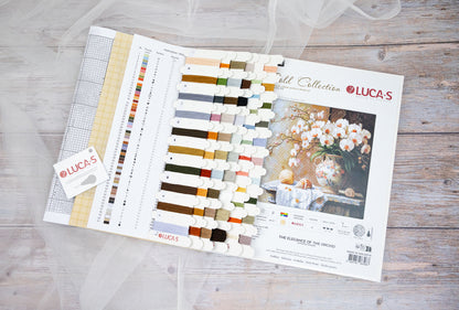 Petit Point Kit Luca-S GOLD - The Elegance of the Orchid, G714