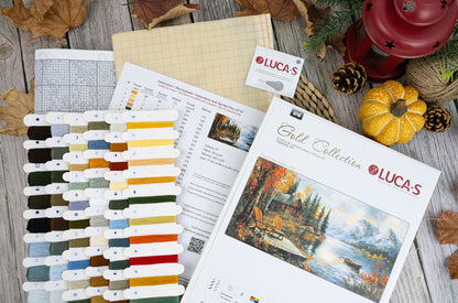 Petit Point Kit Luca-S GOLD - Echoes of a Golden Season, G716