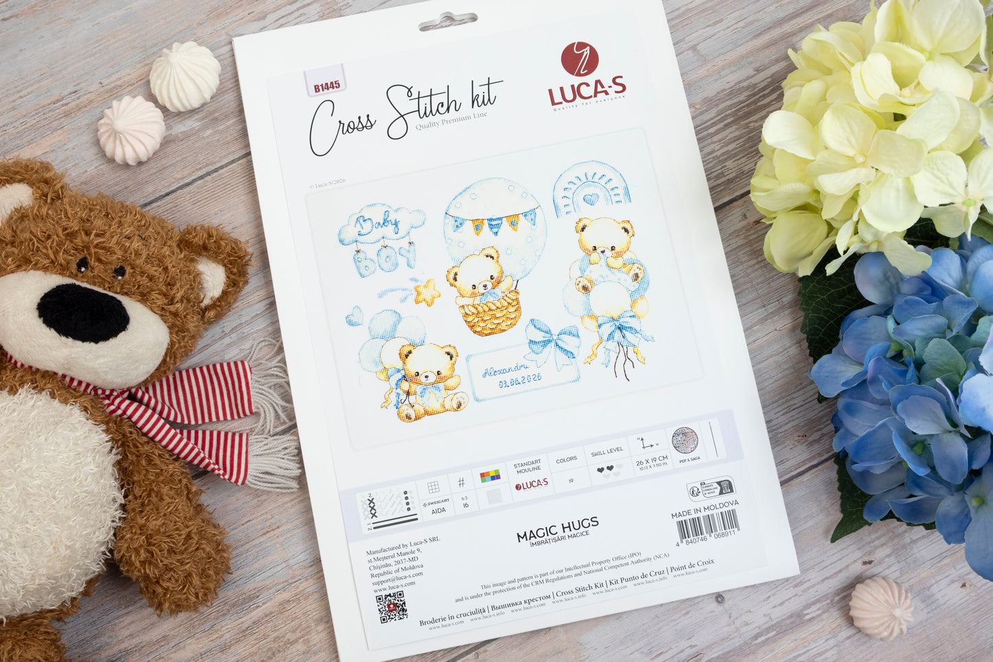Cross Stitch Kit Luca-S - Magic Hugs, B1445