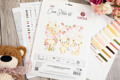 Cross Stitch Kit Luca-S - Little Hearts Collection, B1446