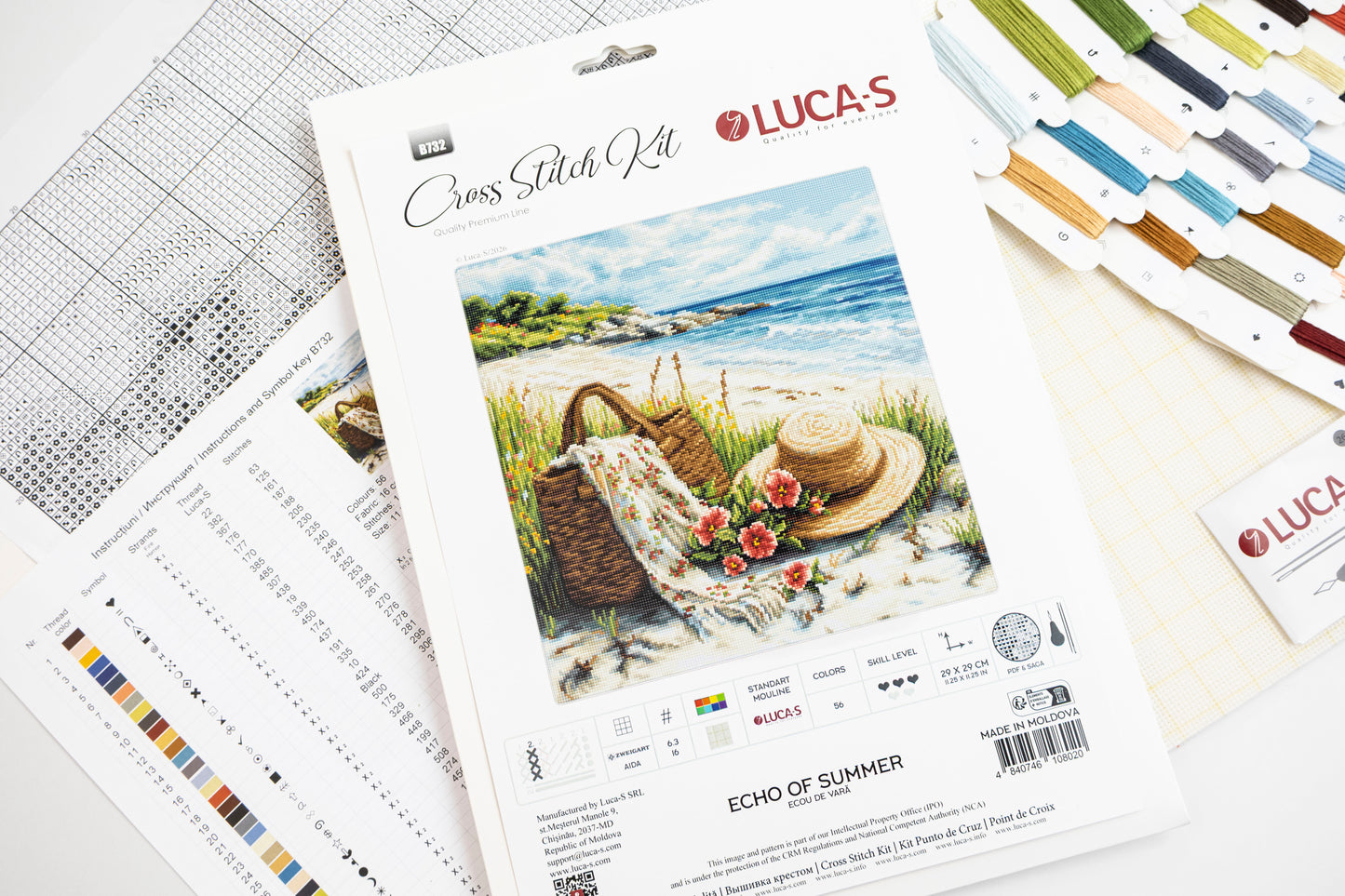 Cross Stitch Kit Luca-S - Echo of Summer, B732