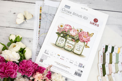 Cross Stitch Kit Luca-S - Little by Little Blooming, BA7065