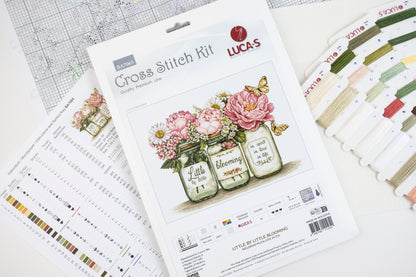 Cross Stitch Kit Luca-S - Little by Little Blooming, BA7065