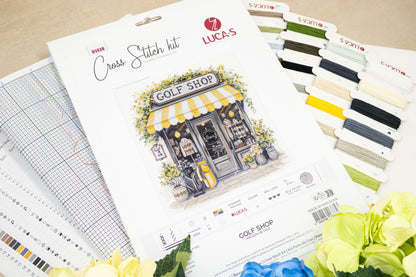 Cross Stitch Kit Luca-S - Golf Shop, B1438