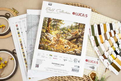 Petit Point Kit Luca-S Gold - Maternal Love, G734