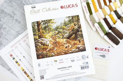 Cross Stitch Kit Luca-S Gold - Maternal Love, B734