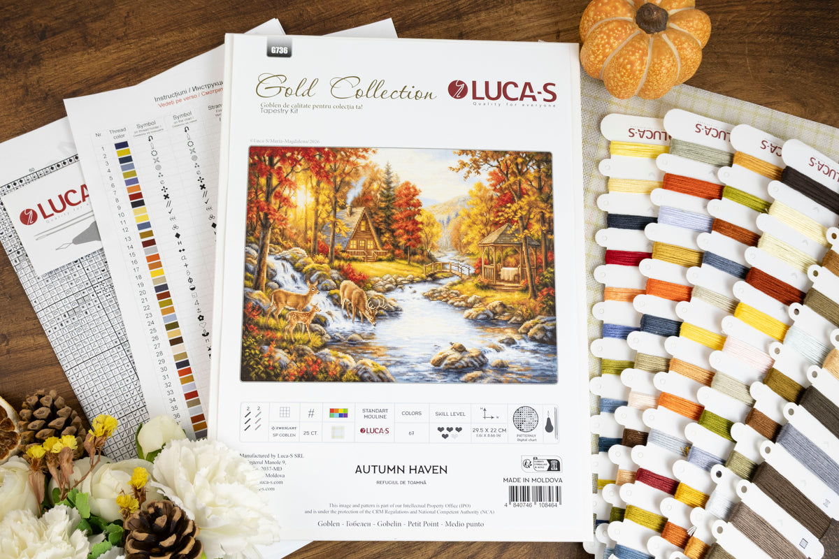 Petit Point Kit Luca-S GOLD - Autumn Haven, G736