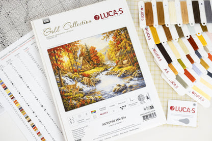 Petit Point Kit Luca-S GOLD - Autumn Haven, G736