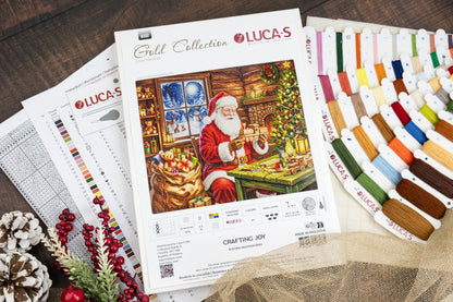 Cross Stitch Kit Luca-S GOLD - Crafting Joy, B737