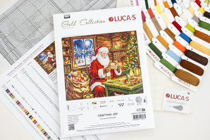 Cross Stitch Kit Luca-S GOLD - Crafting Joy, B737