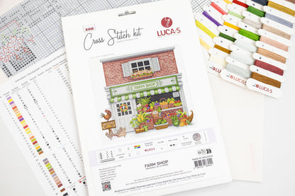 Cross Stitch Kit Luca-S - Farm Shop, B1448
