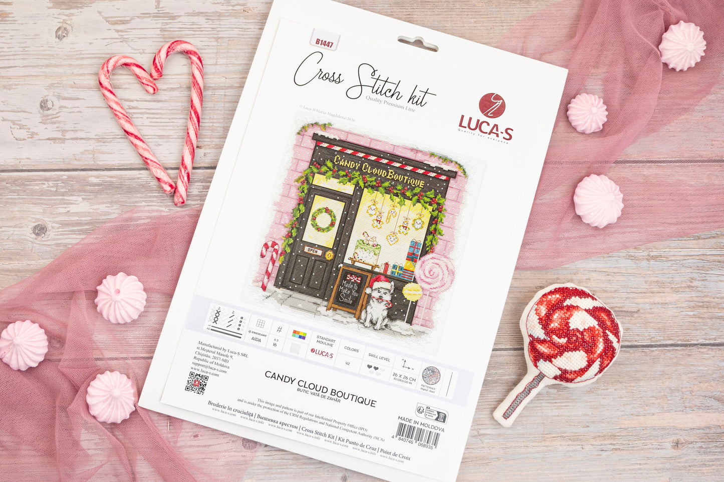 Cross Stitch Kit Luca-S - Candy Cloud Boutique, B1447