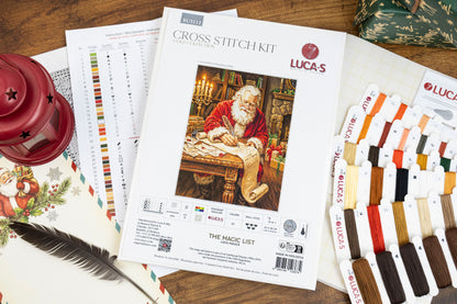 Cross Stitch Kit Luca-S GOLD - The Magic List, BU5112