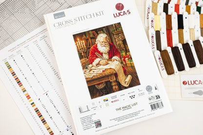 Cross Stitch Kit Luca-S GOLD - The Magic List, BU5112