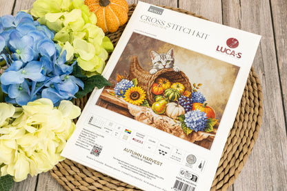 Cross Stitch Kit Luca-S GOLD - Autumn Harvest, BU5113