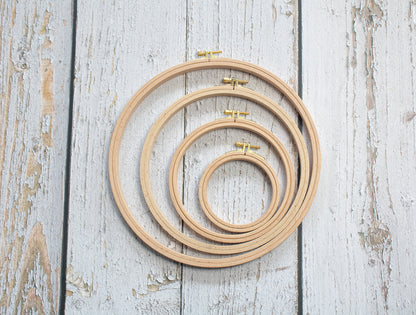 Embroidery Hoops, Nurge Beech Embroidery Hoops