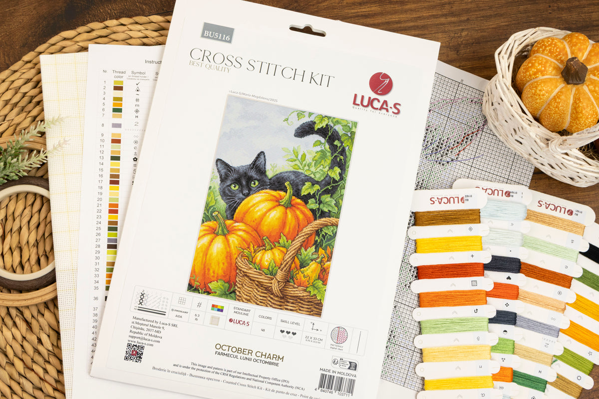 Cross Stitch Kit Luca-S - October Charm, BU5116