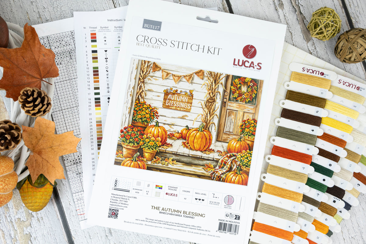Cross Stitch Kit Luca-S - The Autumn Blessing, BU5117