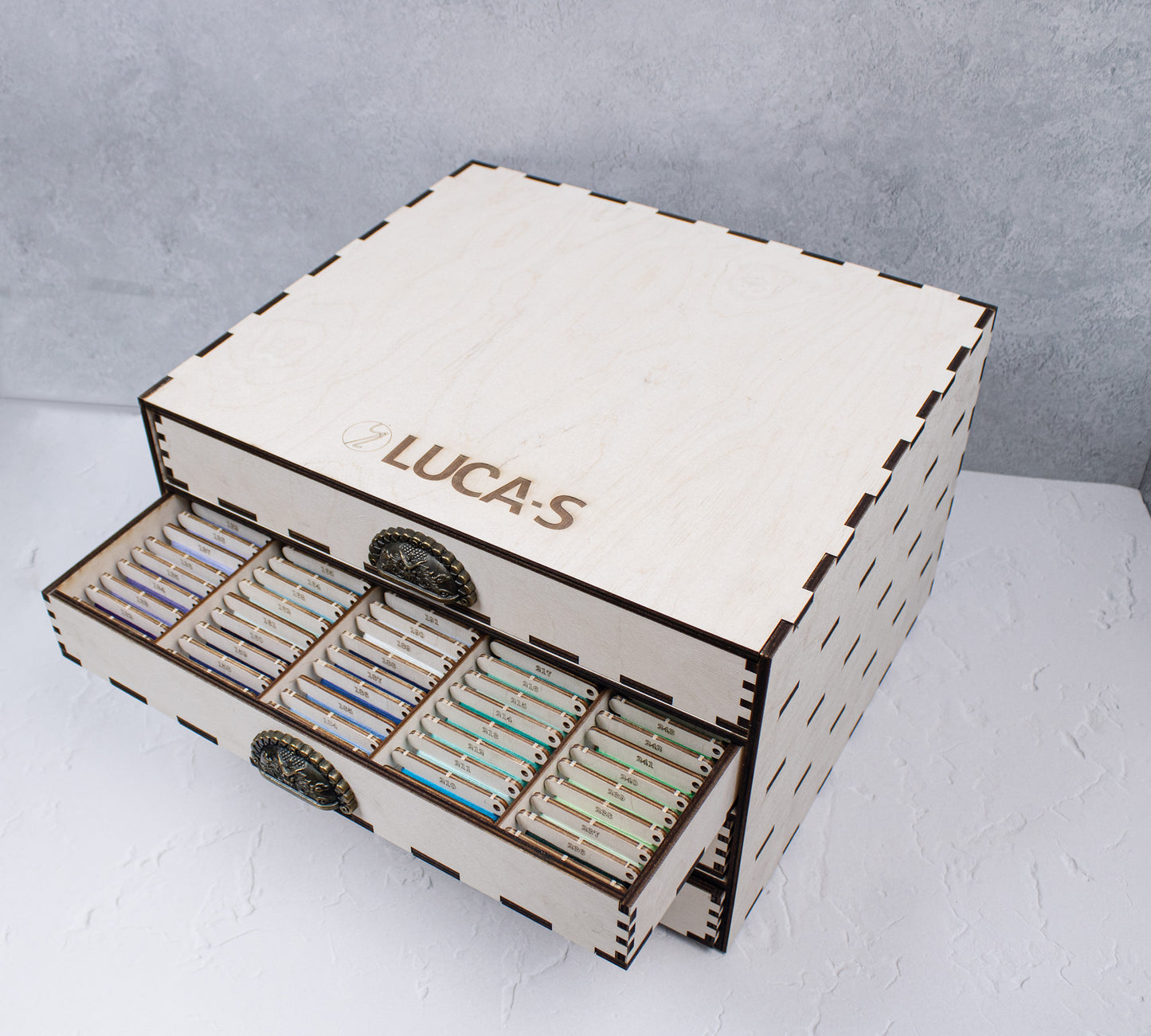Luca-S Mouline Organizer - OL-03 Organizer Box 4 Luca-S Mouline 520 colors