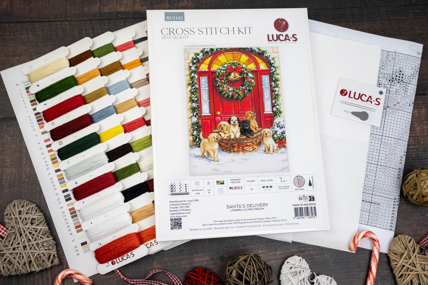 Cross Stitch Kit Luca-S - Santa’s Delivery, BU5102