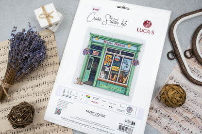 Cross Stitch Kit Luca-S - Music House, B1440