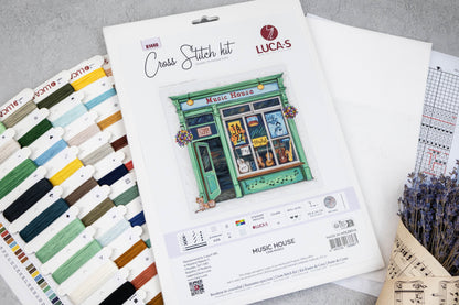Cross Stitch Kit Luca-S - Music House, B1440