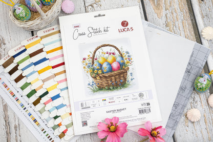Cross Stitch Kit Luca-S - Easter Basket, B1442