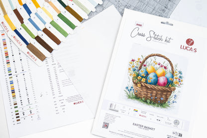 Cross Stitch Kit Luca-S - Easter Basket, B1442