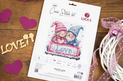 Cross Stitch Kit Luca-S - Winter love, B1443