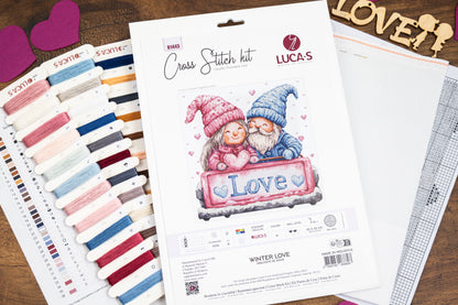 Cross Stitch Kit Luca-S - Winter love, B1443