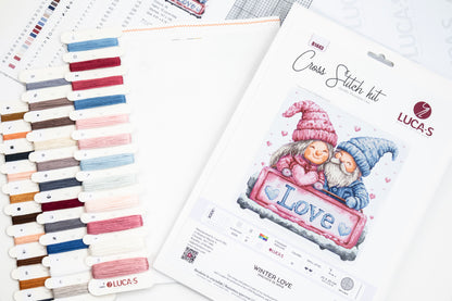 Cross Stitch Kit Luca-S - Winter love, B1443